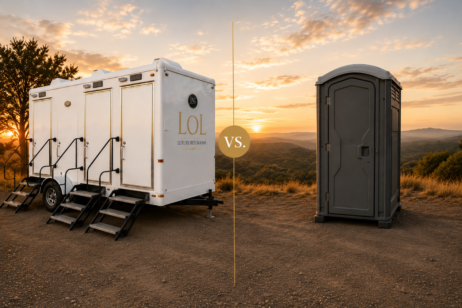 Restroom Trailer Rentals vs Standard Porta Potties: What’s the Difference?
