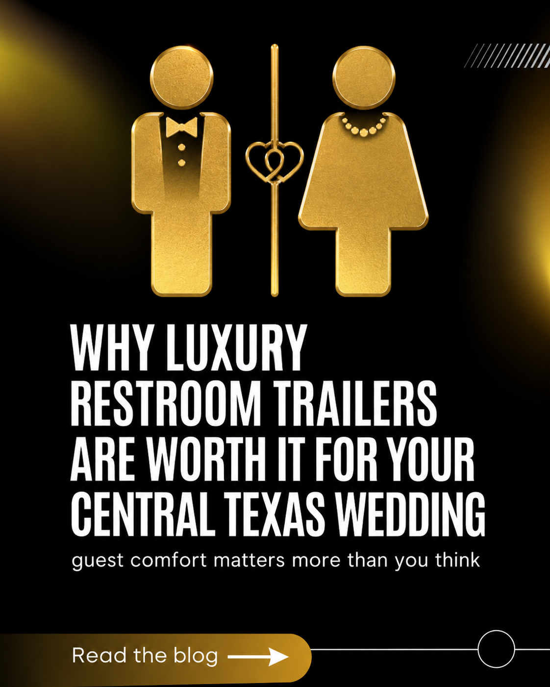 Why Luxury Restroom Trailers Are Worth It for Your Central Texas Wedding
