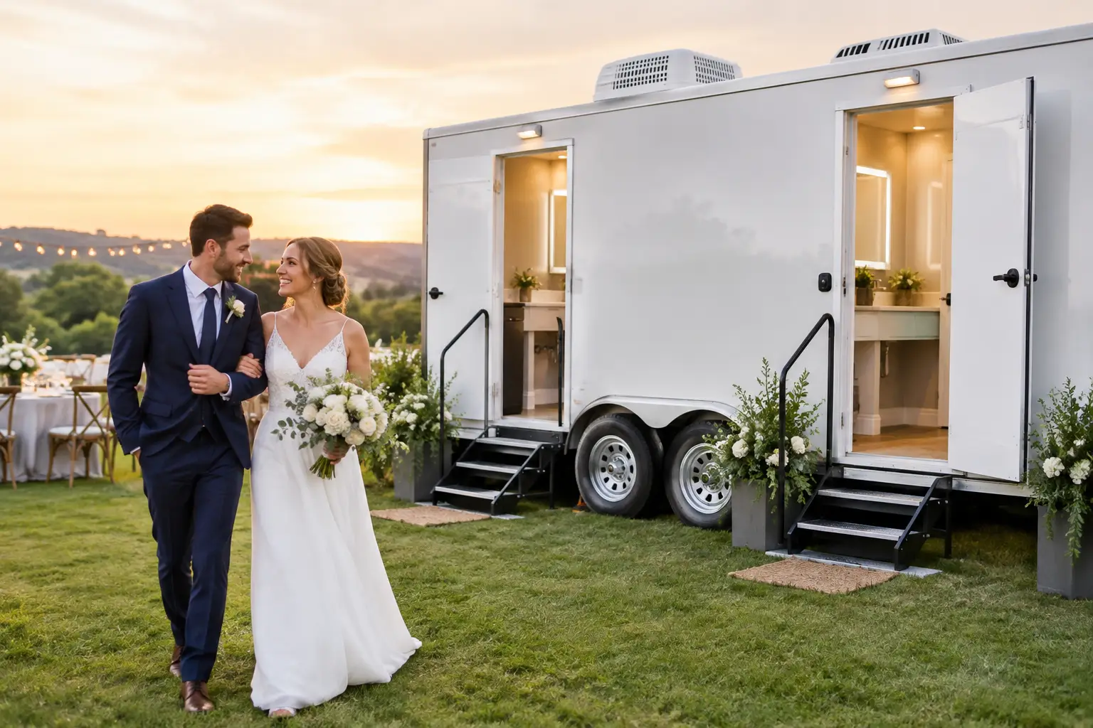 Bathroom Trailers That Belong at Your Wedding