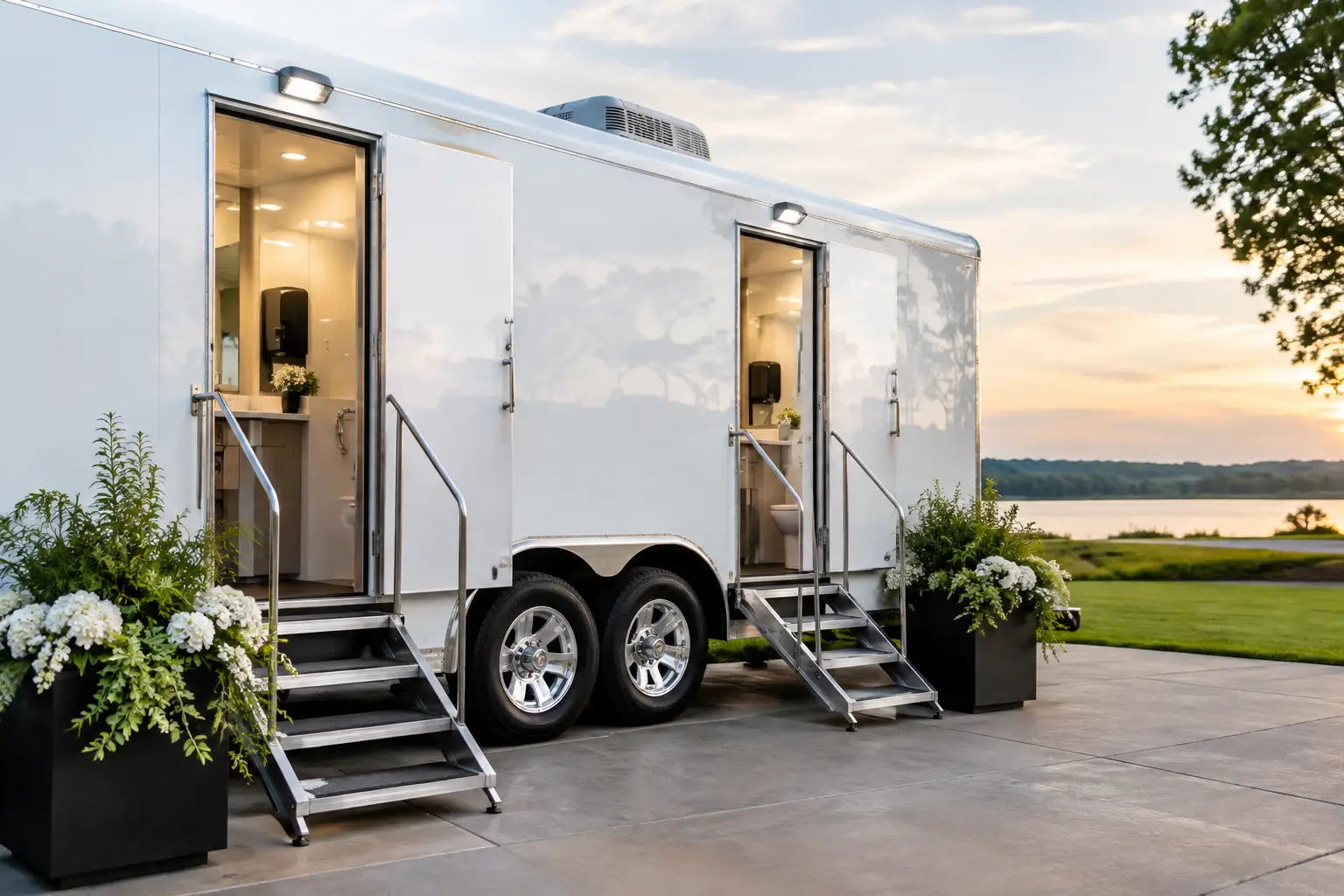 Restroom Trailer Amenities Guests Will Love